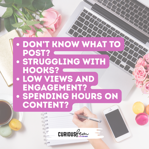 CuriousFem Viral Hook Generator AI