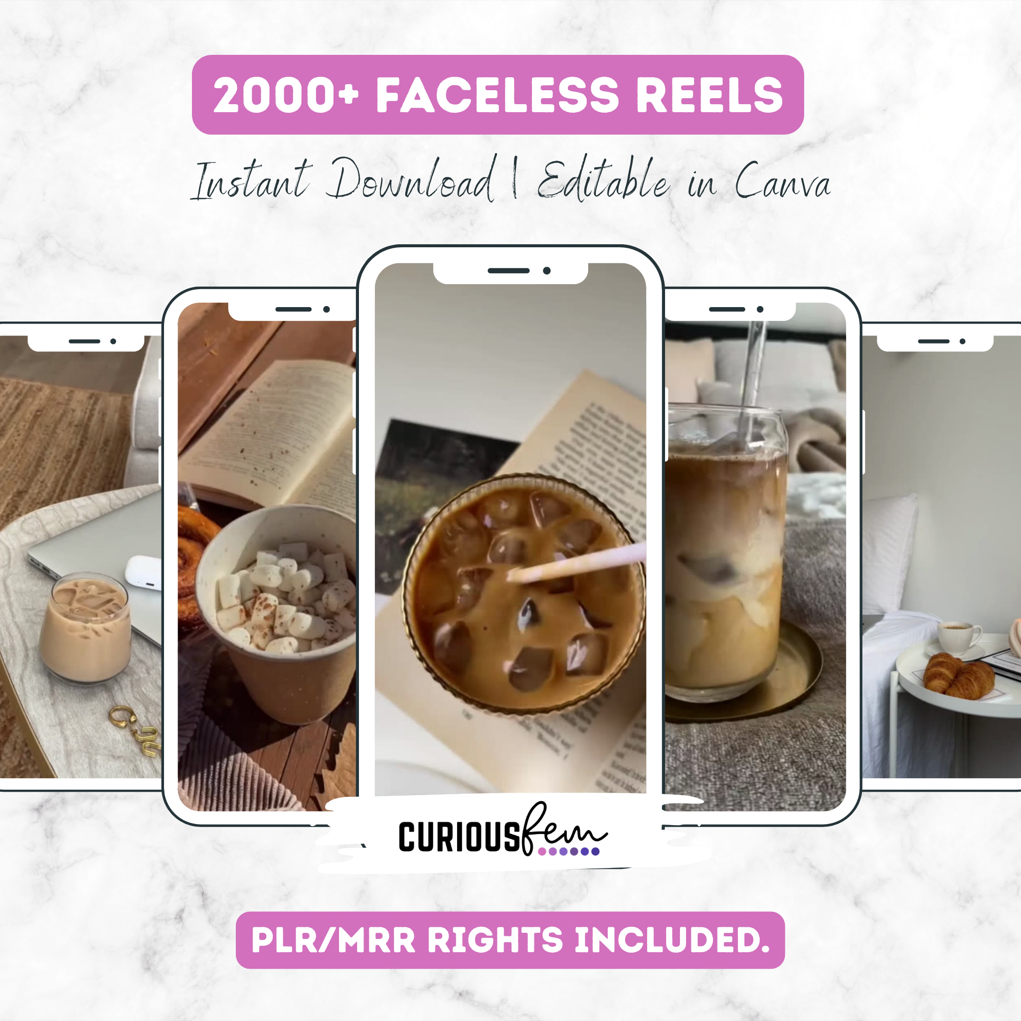 2000+ Faceless Reels Bundle | CuriousFem