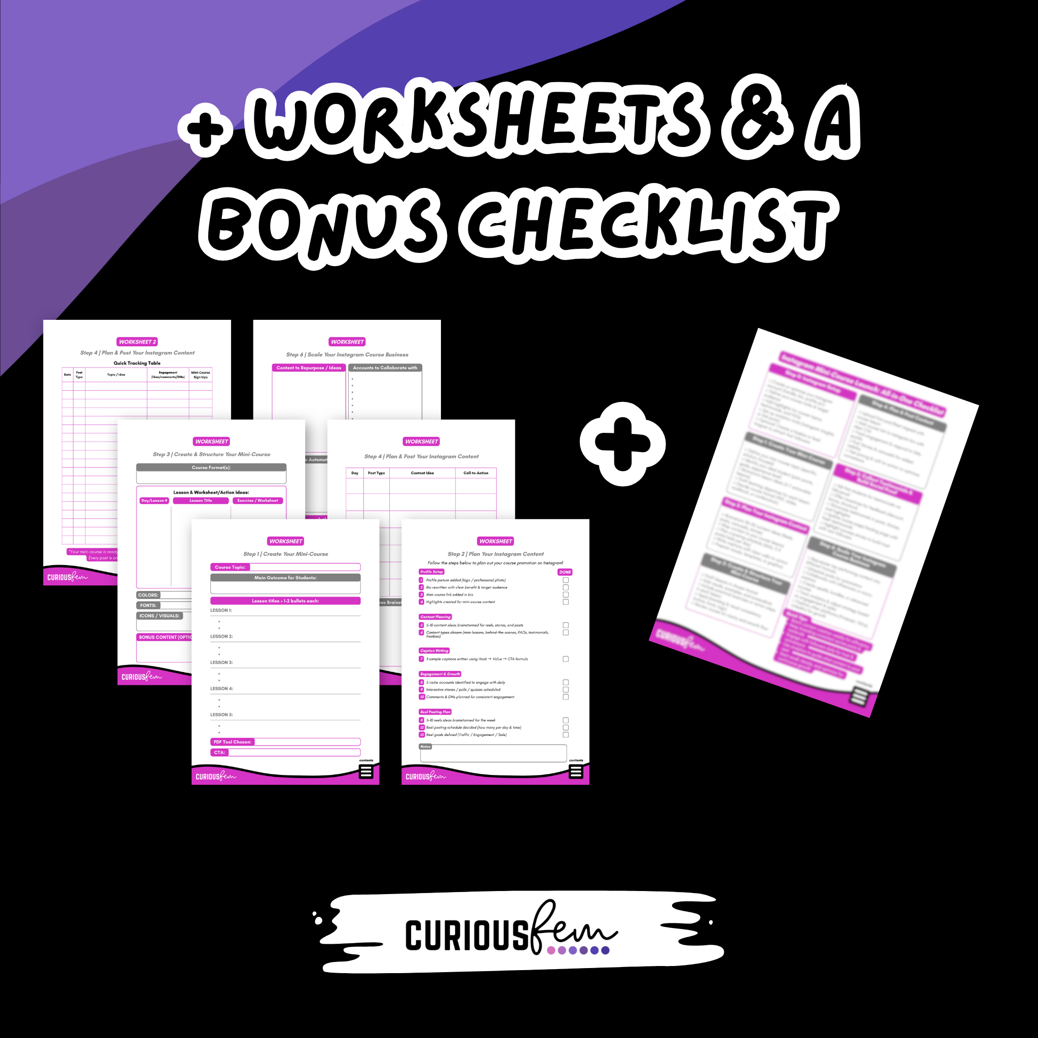 Sell Your First Mini-Course on Instagram | CuriousFem